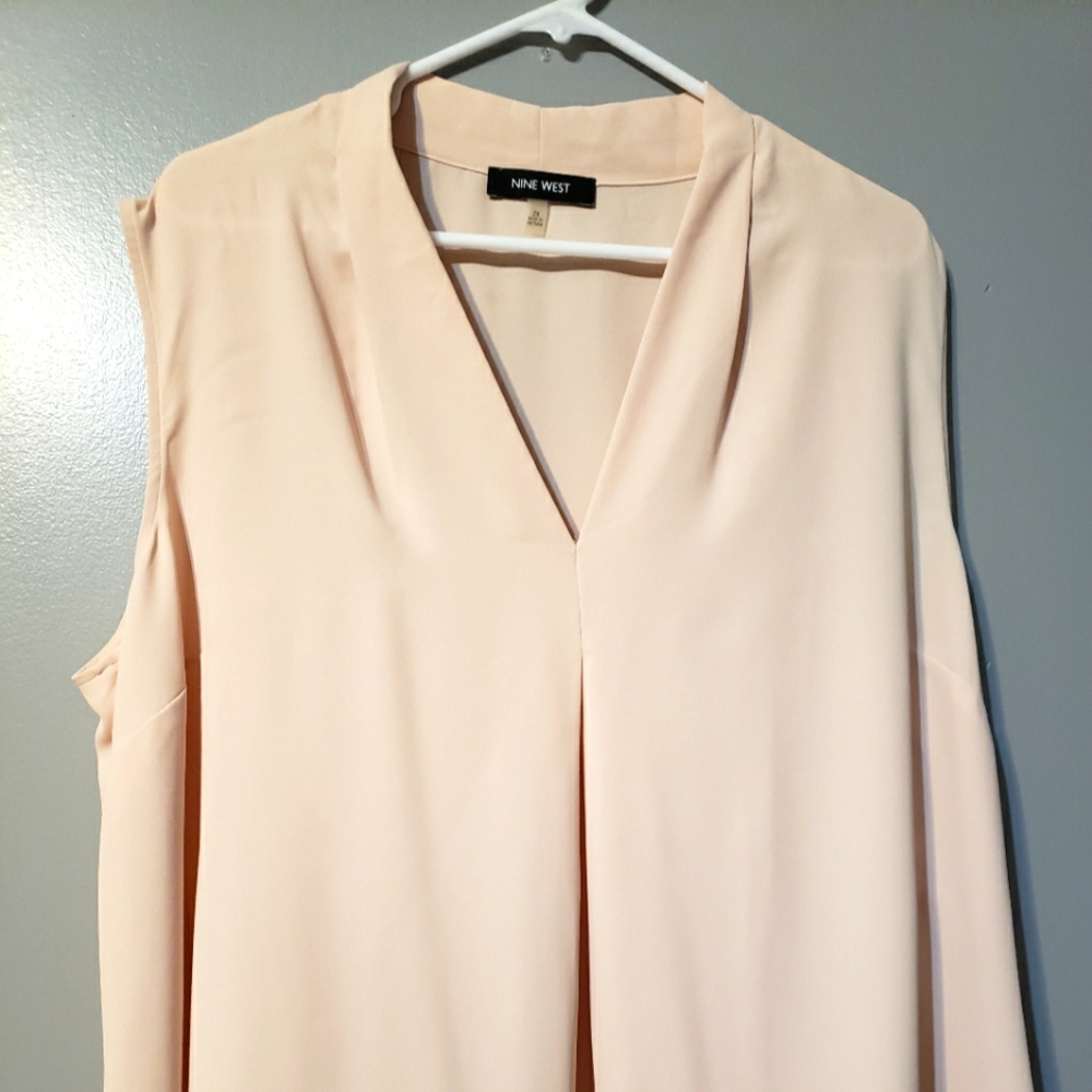 Light pink/peach colored Nine West top